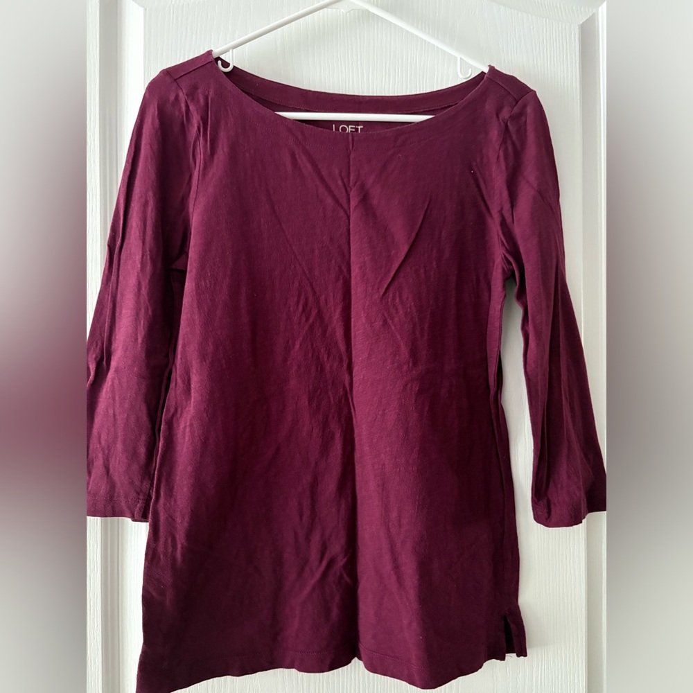 Loft boatneck top